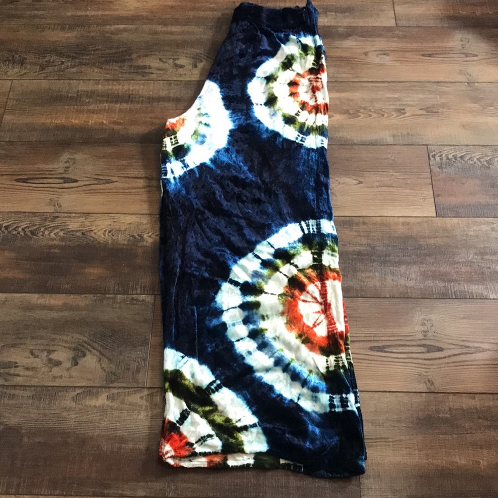 🐬EarthBound Tied Dye Wide Leg pants - Picture 7 of 14